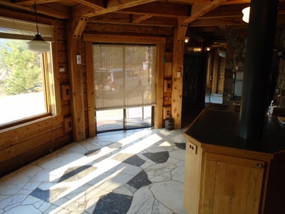 Hand Built Passive Solar Log Home for Sale In Siskiyou Co CA - image 4
