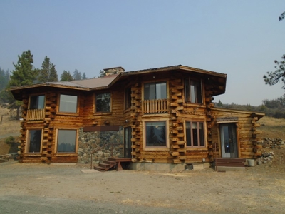 Hand Built Passive Solar Log Home for Sale In Siskiyou Co CA - image 10