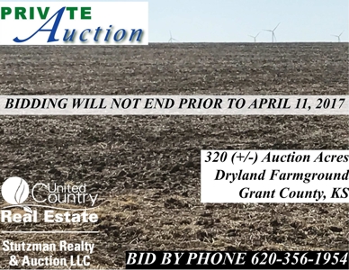 320 +/- Acres of Dryland Farmground in Grant County, Kansas - image 1