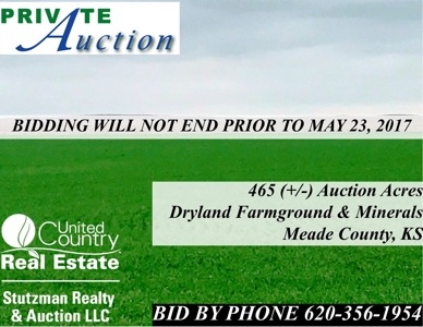 465+/- Acres Of Farmland & Minerals, Meade Co., Ks - image 1
