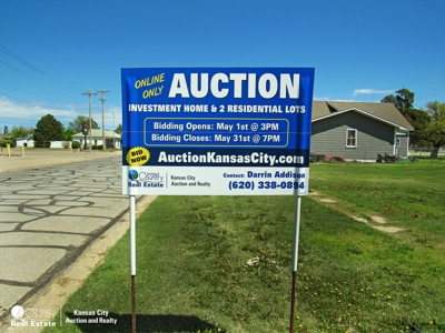 Online Only Auction Home on 2 Lots in Cimarron Kansas - image 1
