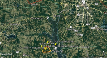 Development Land With 3 Lakes For Sale E. Of Lake Palestine - image 1