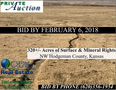 Private Auction ~ Hodgeman County, Ks ~ Pasture & Minerals - image 3