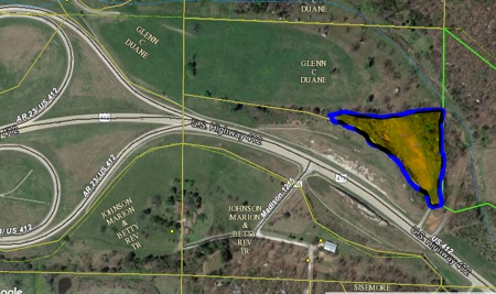 4+/- Acres of Hwy 412 frontage prime for development. - image 1