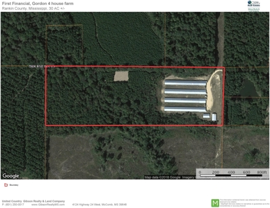 4 Broiler House Poultry Farm & Land for Sale Rankin Co MS - image 1