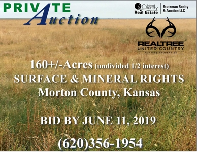 Morton County, Ks 160+/-Acres Surface & Mineral Rights - image 1