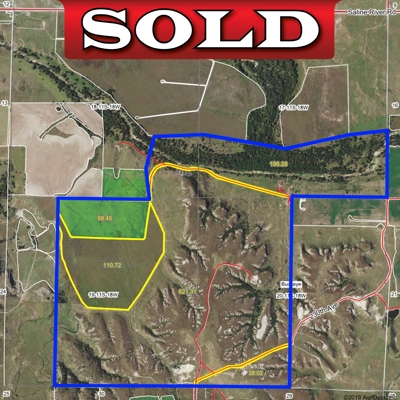 1,024± Acres of Hunting Land & Minerals in Kansas For Sale